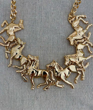 Load image into Gallery viewer, 14kg over Brass Large Horse Collar Necklace