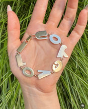 Load image into Gallery viewer, 14KG Vintage I LOVE YOU Bracelet