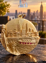 Load image into Gallery viewer, 14kg Vintage XL NYC Skyline Pendant