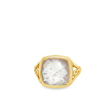Load image into Gallery viewer, 9kg Faceted Pale Rose Quartz Ring