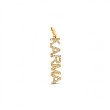 Load image into Gallery viewer, 14kg White Diamond Karma Pendant