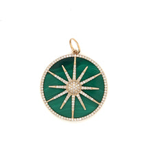 Load image into Gallery viewer, 14kg XL Malachite and Diamond Starburst
