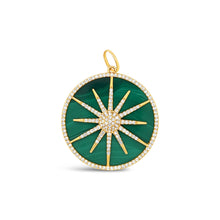 Load image into Gallery viewer, 14kg XL Malachite and Diamond Starburst