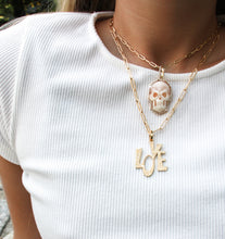 Load image into Gallery viewer, Deco Diamond LOVE Necklace