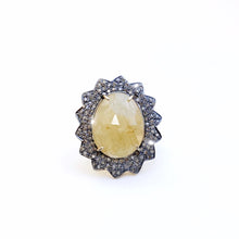 Load image into Gallery viewer, Yellow Sapphire Diamond Ring

