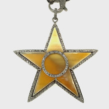 Load and play video in Gallery viewer, Lone Star Silver and Diamond Horn Pendant
