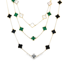 Load image into Gallery viewer, 14kg Semi-Precious Clover Necklaces
