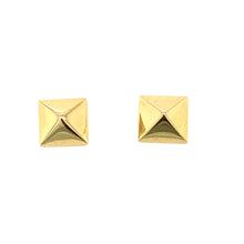 Load image into Gallery viewer, 14kg Pyramid Earrings

