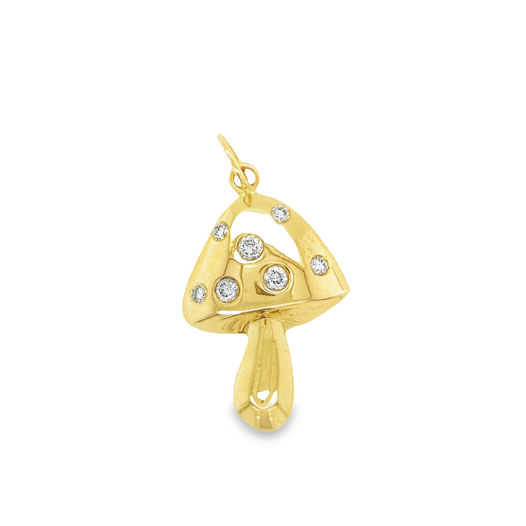 14kg and White Diamond Medium Mushroom Pendant