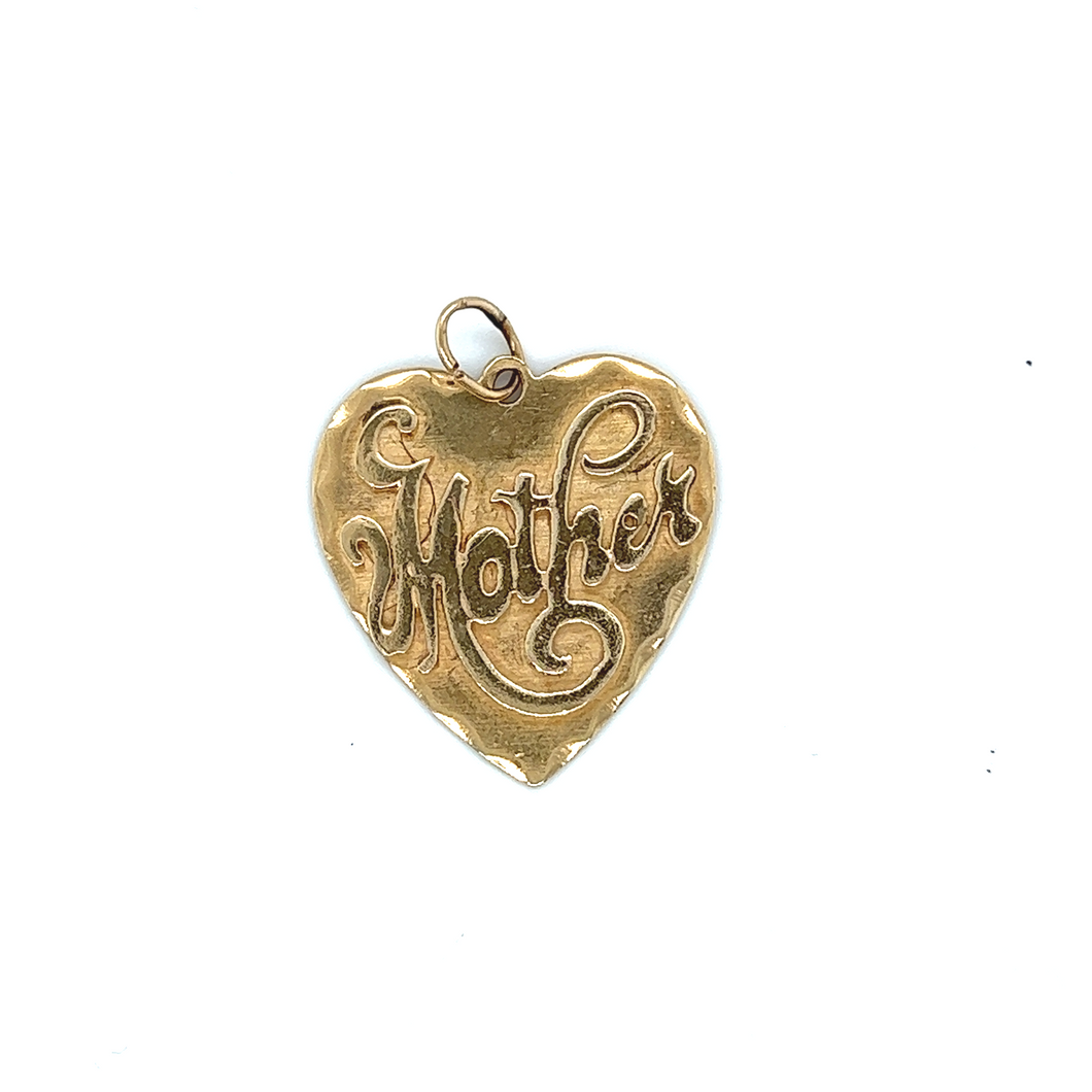 14kg Vintage Mother Heart Pendant