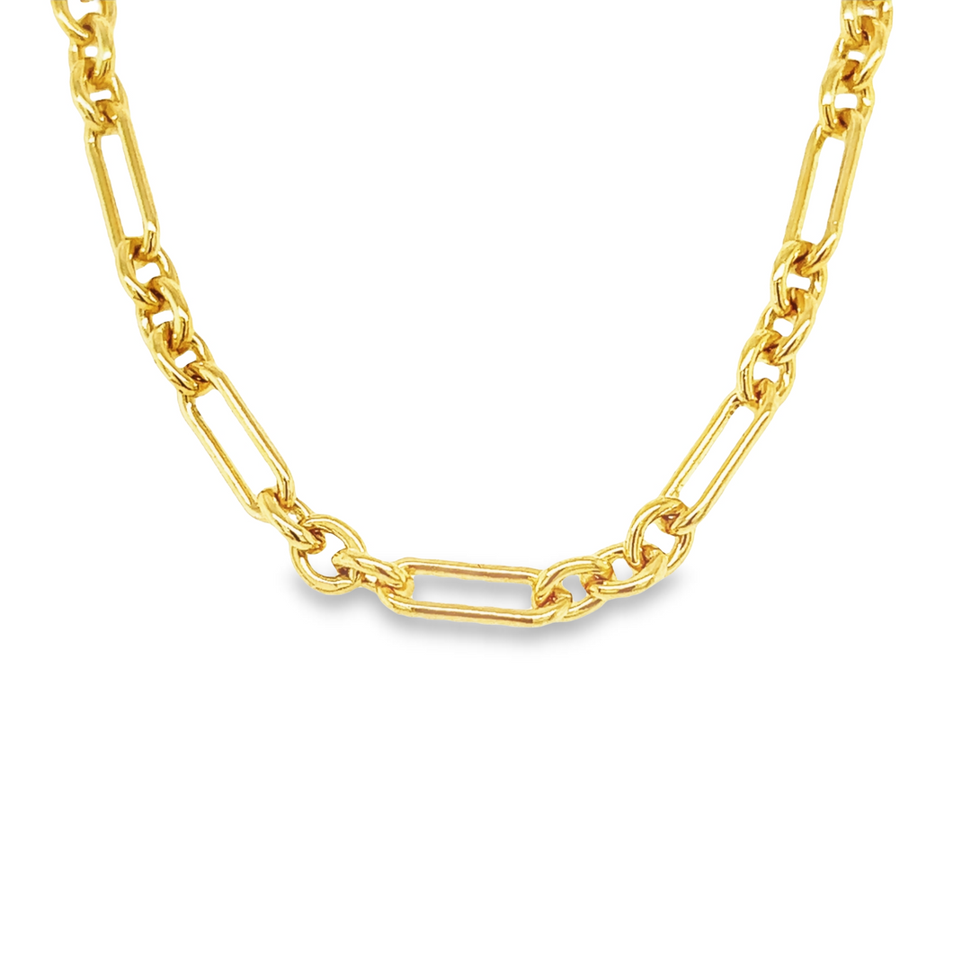14k Gold Filled Triple Rolo Necklace
