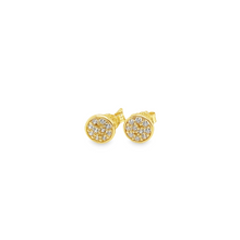 Load image into Gallery viewer, Gold Pave Studs
