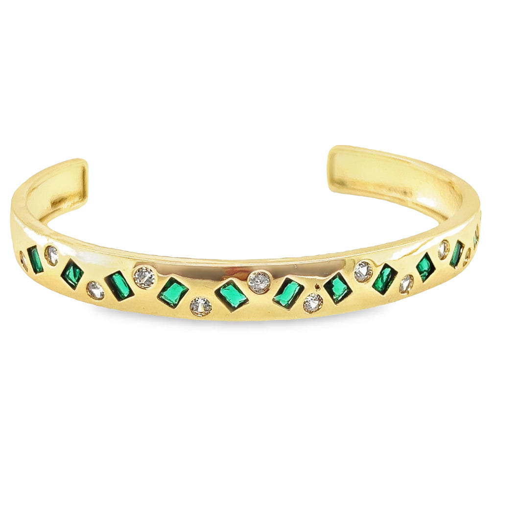 Gemstone Cuff Bracelet