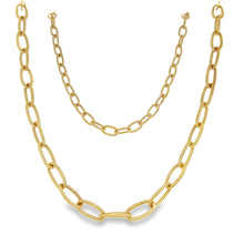 Load image into Gallery viewer, 14k gold filled cable link necklace
