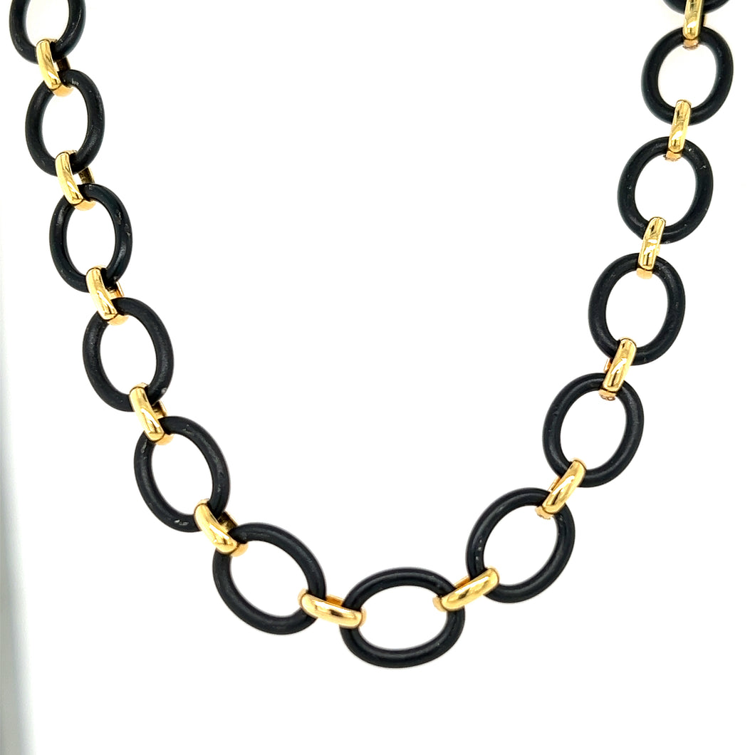 14kg Filled and Titanium Necklace