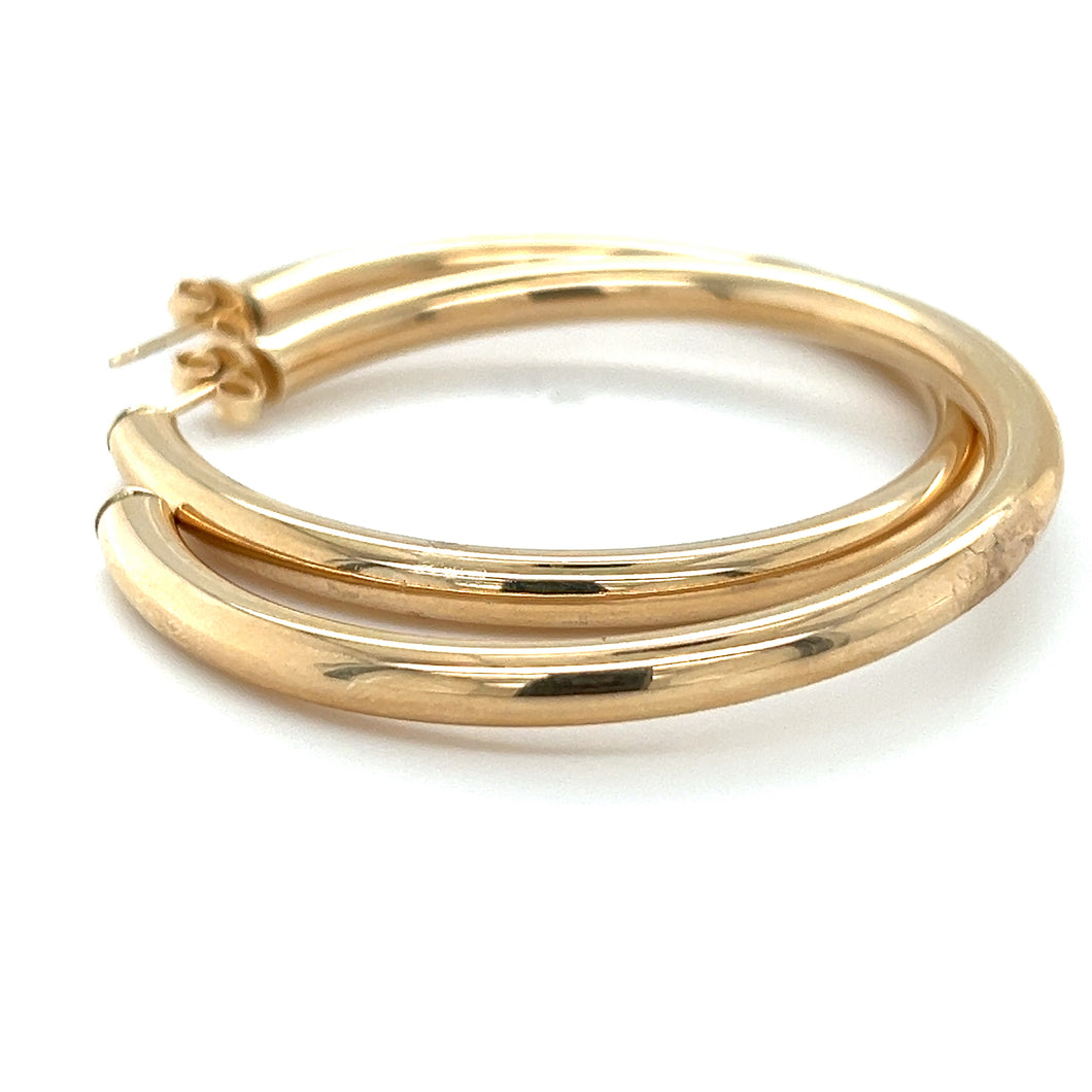 14kg Large Hoop Earrings