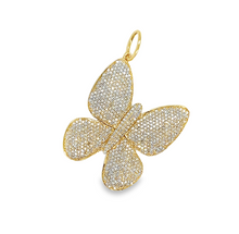 Load image into Gallery viewer, 14kg White Diamond Butterfly Pendant
