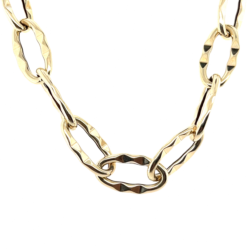 14kg Hammered large Link Chain