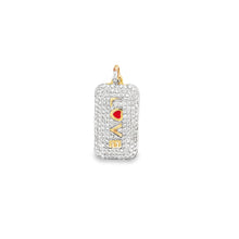 Load image into Gallery viewer, 14kg Love Diamond Dog Tag
