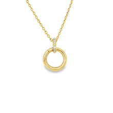 Load image into Gallery viewer, 14kg and Diamond Chain with Pendant Bail
