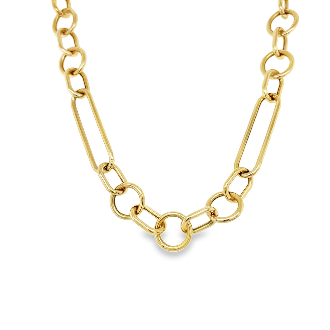 14kg Mixed Elongated Oval and Round Link Chain