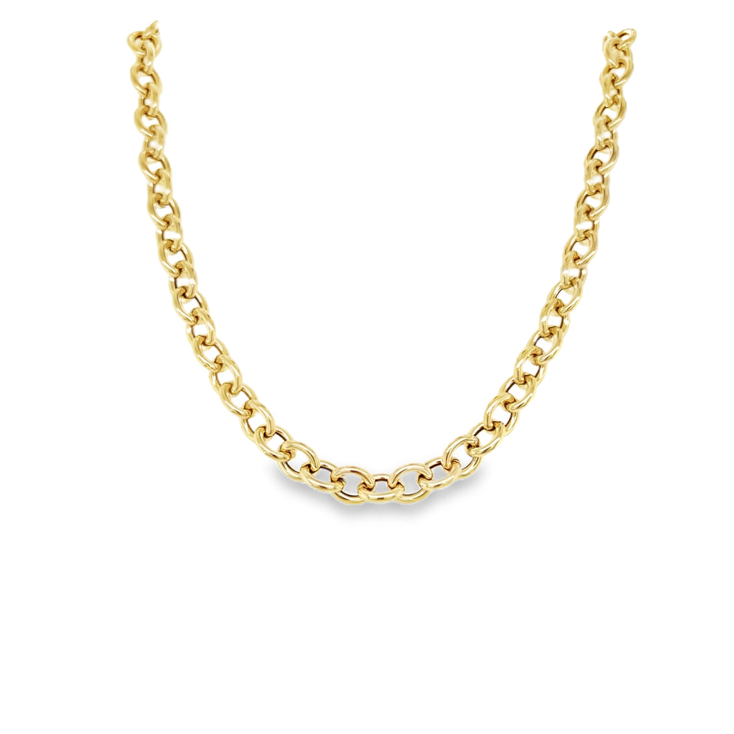 14kg Medium Oval Link Necklace