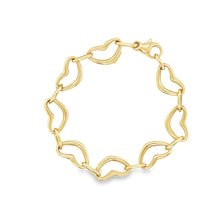 Load image into Gallery viewer, 14kg Heart Link Bracelet
