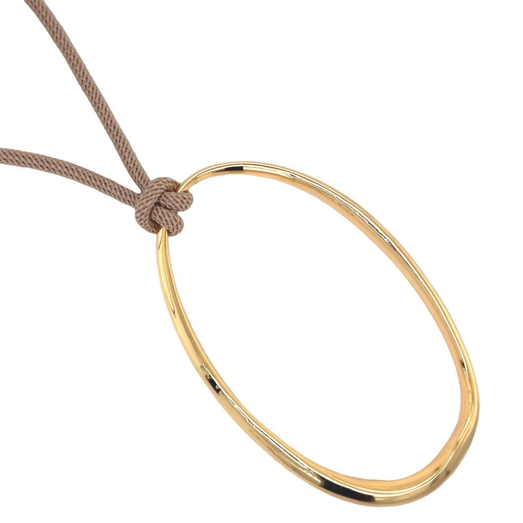14kg Dipped Large Asymmetrical Pendant on Cord
