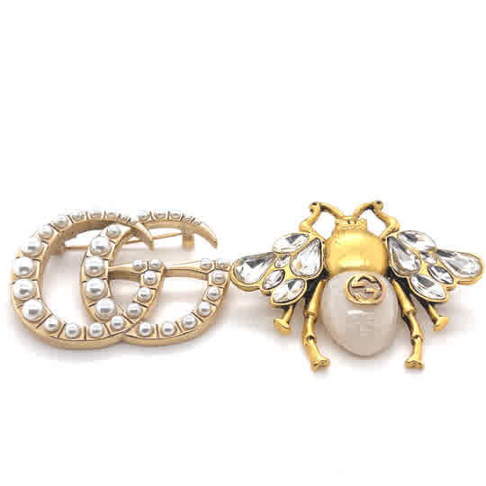 希少　【vintage GUCCI 】GGロゴブローチ Vintage Gucci GG Brooch – FFJ LLC