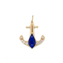 Load image into Gallery viewer, 14kg Diamond and Lapis Anchor
