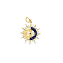 Load image into Gallery viewer, 14kg Blue Enamel and Diamond Starburst
