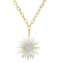 Load image into Gallery viewer, 14kg Squared off Oval Necklace
