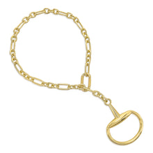 Load image into Gallery viewer, XL Horsebit Pendant Necklace
