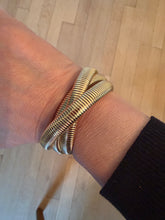Load image into Gallery viewer, 14k Dipped Triple Linked Bracelet
