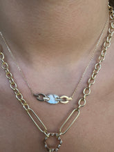 Load image into Gallery viewer, 14kg Mariner Link and Mother of Pearl Necklace
