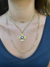 Load image into Gallery viewer, 14kg 5 Station Paperclip Necklace
