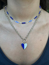 Load image into Gallery viewer, 14kg Lapis and Diamond Heart
