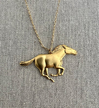 Load image into Gallery viewer, 14kg Dipped Flying Horse Necklace
