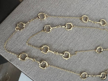 Load image into Gallery viewer, 14kg over brass horse bit necklace
