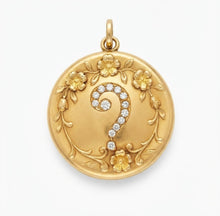 Load image into Gallery viewer, 14k Gold Filled Vintage Question Mark Locket
