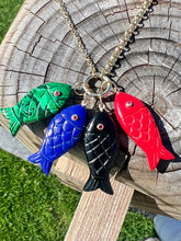 Load image into Gallery viewer, Semi Precious stone Hand Carved Fish

