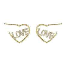 Load image into Gallery viewer, LOVE Heart Earrings
