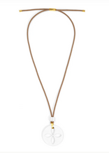 Load image into Gallery viewer, 14kg Dipped Large Lucite Quatrefoil Necklaces
