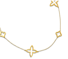 Load image into Gallery viewer, 18kg dipped mixed quatrefoil chain
