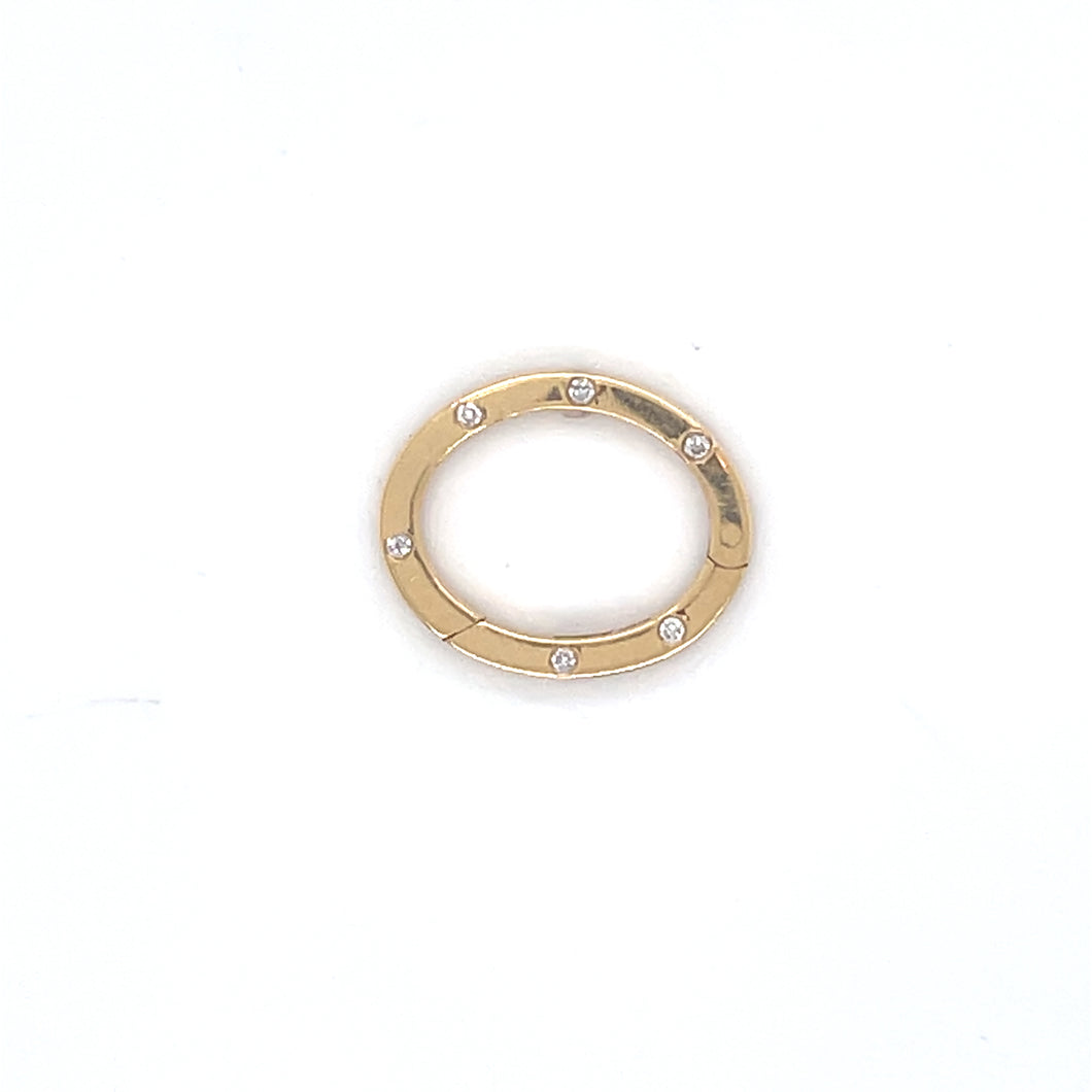 14kg Oval Connector with Diamonds