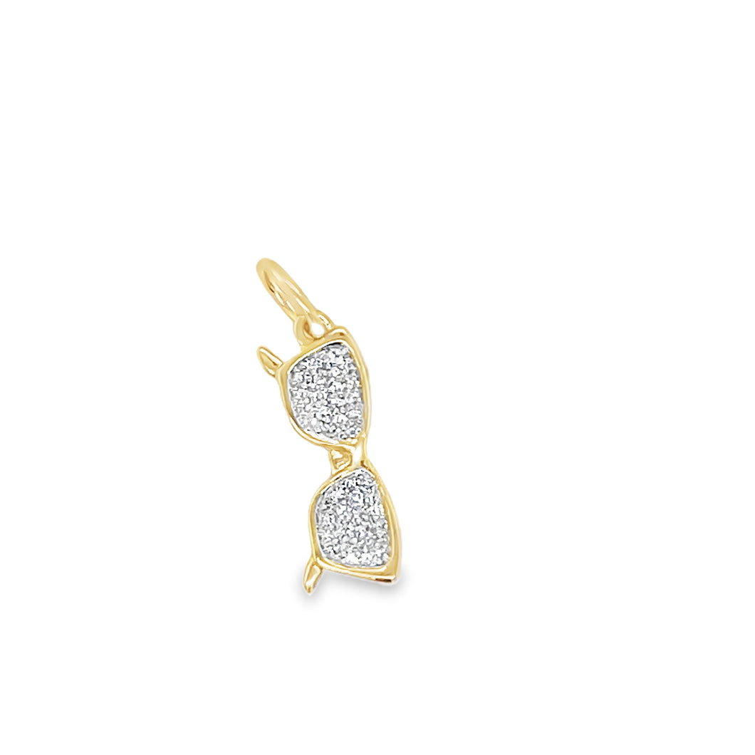 14kg Diamond Petite Sunglasses Pendant