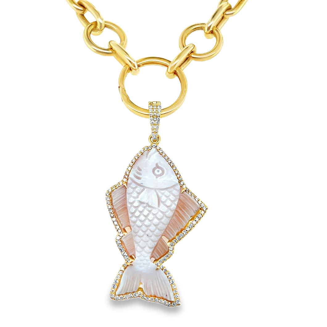 18kg White Diamond Cameo Fish