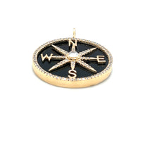 Load image into Gallery viewer, 14kg Black Onyx and Diamond Compass

