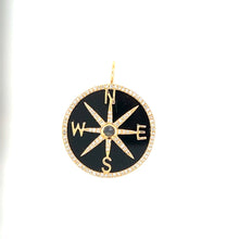 Load image into Gallery viewer, 14kg Black Onyx and Diamond Compass
