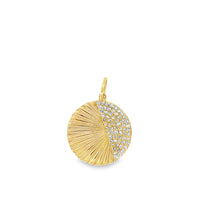 Load image into Gallery viewer, 14kg Sun Moon Pendant
